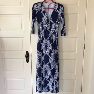 Lilly Pulitzer seahorse maxi dress